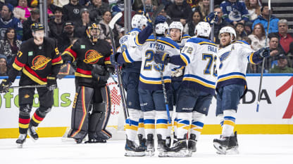 Photos: Blues 4, Canucks 3 (OT) - Dec. 10, 2024