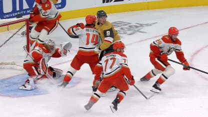 ANA@VGK: Korczak scores goal against Petr Mrazek