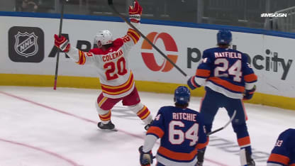 Coleman with a Goal vs. Islanders