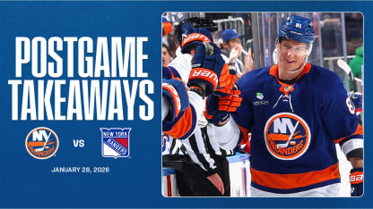 Takeaways: Islanders Top Rangers 5-2  for Second Straight Win