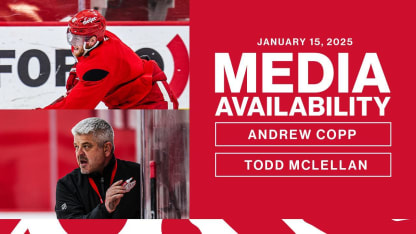 Andrew Copp and Todd McLellan Practice Media