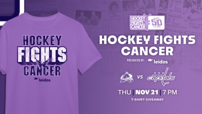 Capitals Announce Initiatives Surrounding Hockey Fights Cancer Month