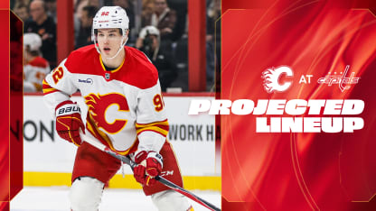Projected Lineup - Flames @ Capitals - 09.03.26