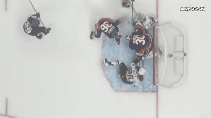 STL@NYI: Sorokin with a great save against Nathan Walker