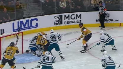 SJS@VGK: Pietrangelo scores goal against Sharks