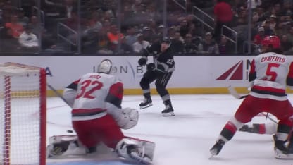 CAR@LAK: Fiala scores goal against Brandon Bussi