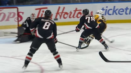 PIT@BUF: Hayes scores goal against Alex Lyon