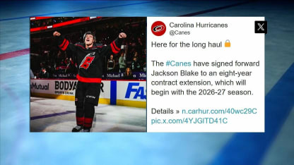 Jackson Blake signs an eight-year extension