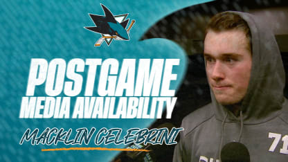 Postgame at WSH (1/15): Celebrini