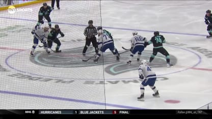 TBL@SEA: McMann scores goal against Andrei Vasilevskiy