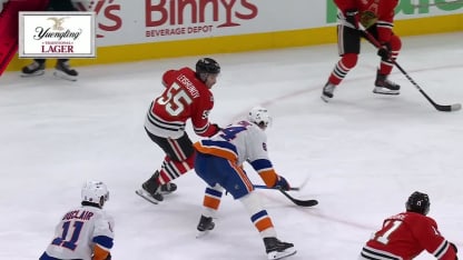 Teravainen bat Rittich entre les jambières