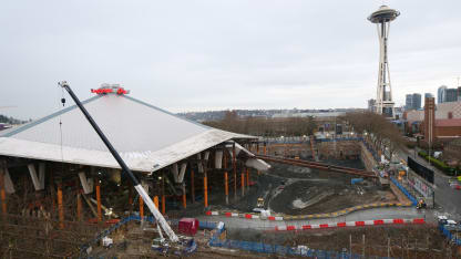New Arena at Seattle Center - Floating Roof Exterior
