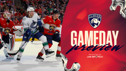 PREVIEW: Panthers return home to host Canucks, look for 3rd straight win