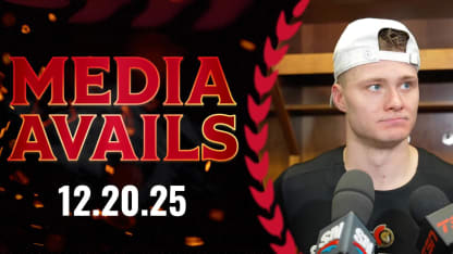 Tim Stützle Postgame Media vs CHI