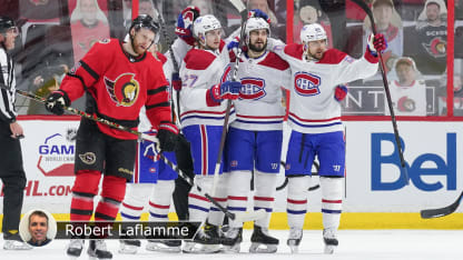 Canadiens goal badge Laflamme
