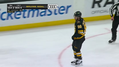 Pastrnak scores ENG against Kraken