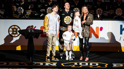 Marchand's 1,000 Games Ceremony
