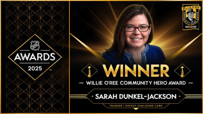 Dunkel-Jackson gewinnt U.S. Willie O'Ree Community Hero Award
