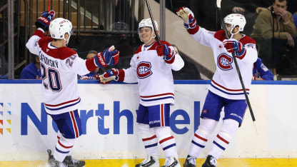 Doppelpacker Cole Caufield haelt die Montreal Canadiens auf Playoff-Kurs
