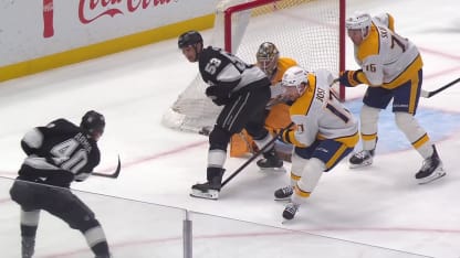 NSH@LAK: Armia scores goal against Juuse Saros