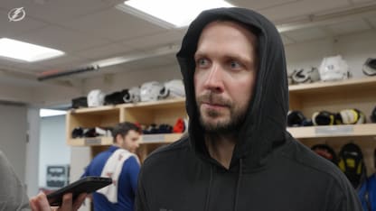 Nikita Kucherov | Postgame at Carolina Hurricanes