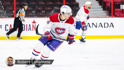Nick Suzuki Canadiens badge Laflamme