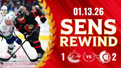 Sens Rewind: Two Goals From D Lead Sens Past Canucks