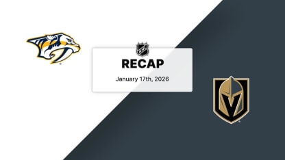 Recap: Predators at Golden Knights 1.17.26