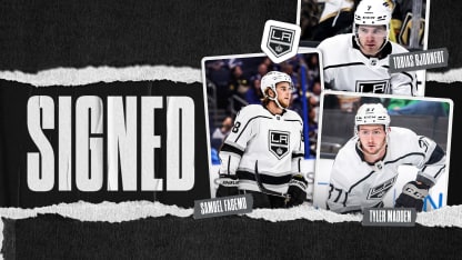 Kings Sign Three Players to NHL Contracts