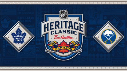 2022 Heritage Classic Logo Mediawall
