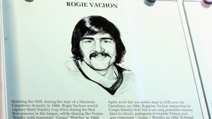 Rogie Vachon plaque