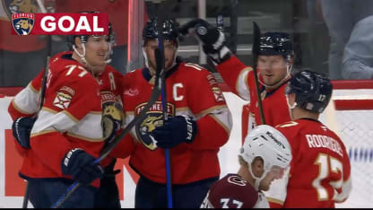 FLA vs. COL: Barkov bats in