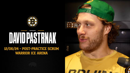 Locker Room Raw: David Pastrnak