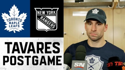 John Tavares| Post Game at  New York Rangers 