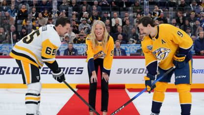 Snöplig förlust för Pittsburgh Penguins i första matchen av Global Series