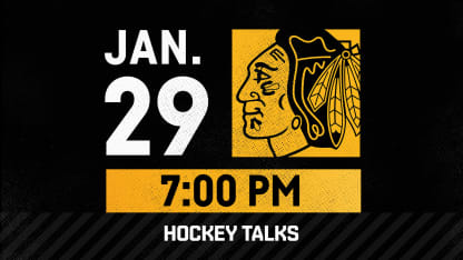 JAN. 29 VS. BLACKHAWKS AT 7:00 PM