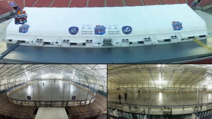 2026 Stadium Series Rink and Tent Build Timelapse