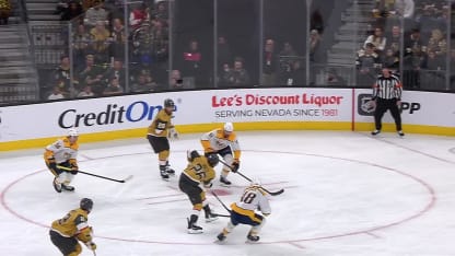 NSH@VGK: Reinhardt scores goal against Justus Annunen