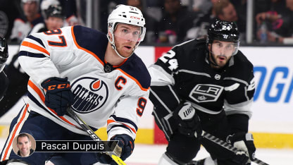 McDavid-Danault badge Dupuis