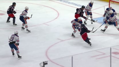 EDM@CBJ: Mateychuk scores goal against Calvin Pickard