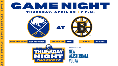 20210429 Sabres Bruins Game Night MediawaLL TNH NAV