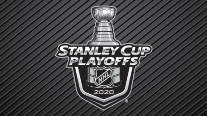 2020 Stanley Cup Playoffs logo NHL black background