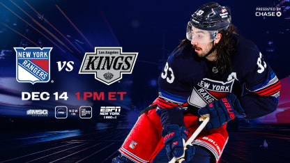 Rangers vs. Kings: Pregame Notes | 12.14.24