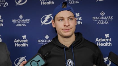 Yanni Gourde | Postgame vs Carolina Hurricanes