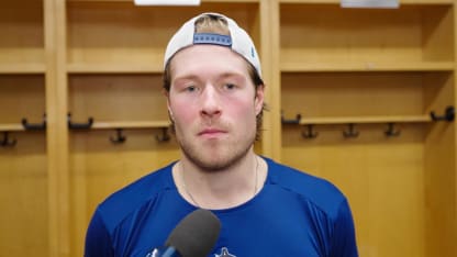 POSTGAME | Boeser at Blue Jackets