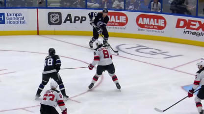 NJD@TBL: Hedman scores PPG against Jacob Markstrom