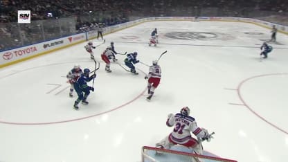 NYR@VAN: Hughes scores goal against Igor Shesterkin