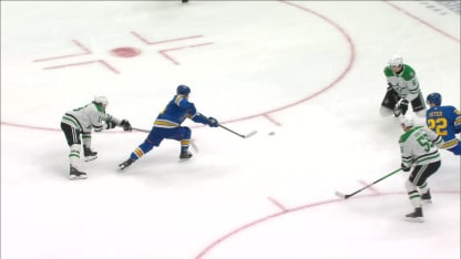 DAL@STL: Holloway and Kyrou team up for a goal