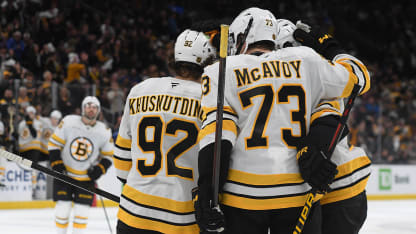 NYR@BOS: McAvoy scores goal against Spencer Martin