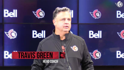 Travis Green Pregame Availability vs BUF